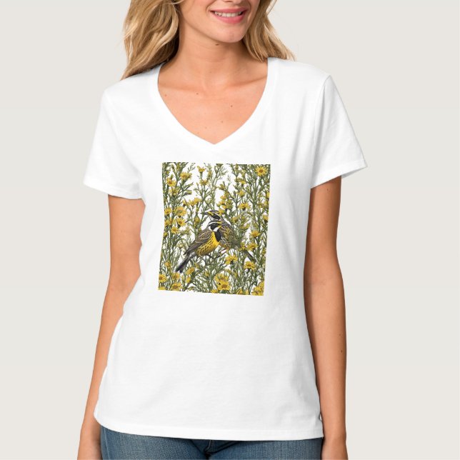 Camiseta Dibujo Animado De Un Pradera Occidental 2 (Anverso)