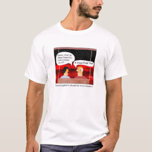Camiseta Dibujo animado del campo de visión del glaucoma