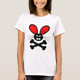 Camiseta Dibujo animado del conejo del asesino