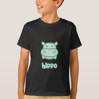 Camiseta Dibujo animado del hipopótamo del bebé