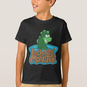 Camiseta Dibujo animado del monstruo de Loch Ness