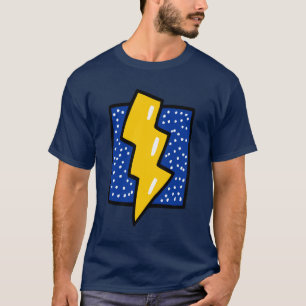 Camiseta Dibujo animado del rayo