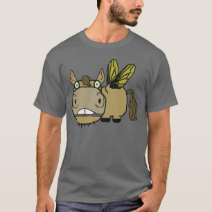 Camiseta Dibujo animado del tábano del caballo de Schnozzle