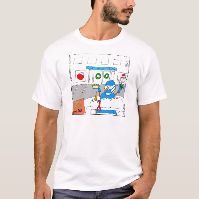 Camiseta dibujo animado del trabajo de nariz de la (Anverso)