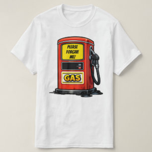 Camiseta Dibujo Animado Divertido de una Bomba de Gasolina