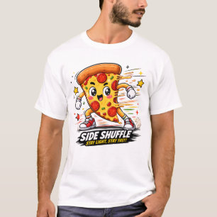 Camiseta Dibujo animado divertido de una mascota de pizza l