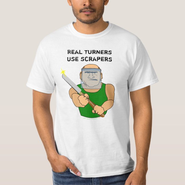 Camiseta Dibujo animado divertido de UseScrapers (Anverso)