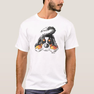 Camiseta Dibujo animado divertido del perro de montaña de