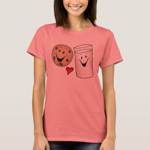 Camiseta Dibujo animado fresco de las galletas y de los