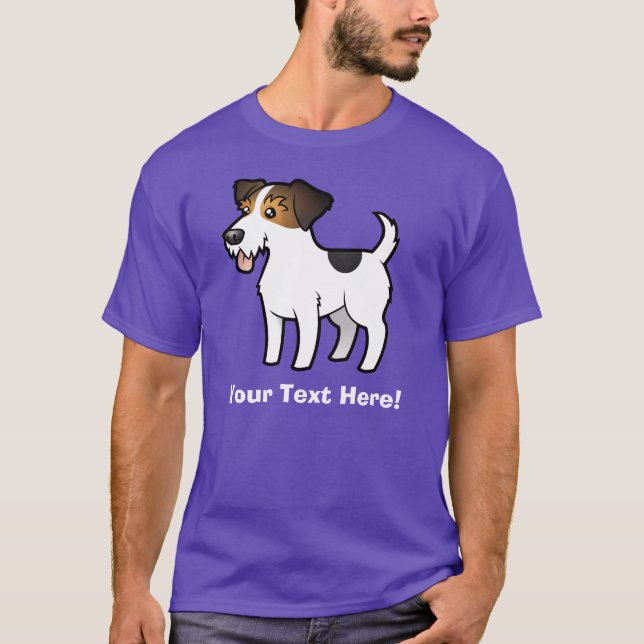 Camiseta Dibujo animado Jack Russell Terrier (Anverso)