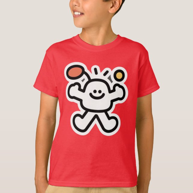 Camiseta Dibujo Animado Lindo (Anverso)