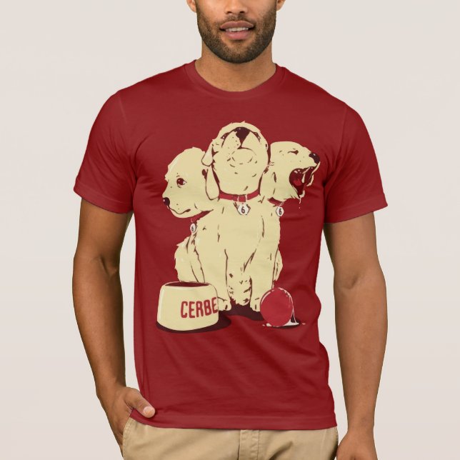 Camiseta Dibujo animado lindo de Cerberus (Anverso)