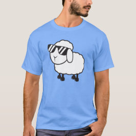 Camiseta Dibujo animado lindo de las ovejas blancas