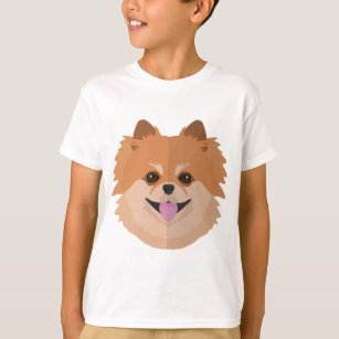 Camiseta ¡Dibujo animado lindo de Pomeranian!