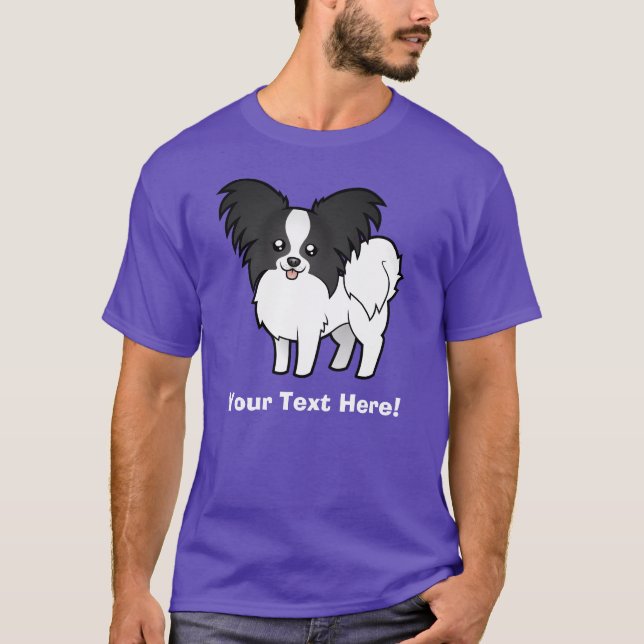 Camiseta Dibujo animado Papillon (Anverso)