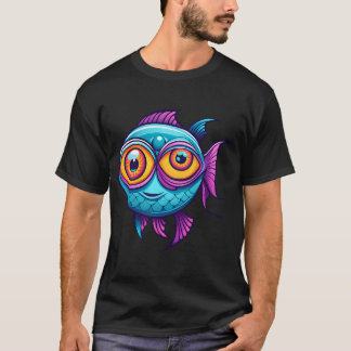 Camiseta dibujo animado,pez