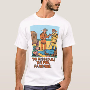 Camiseta Dibujo animado western vintage