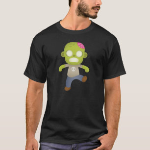 Camiseta Dibujo animado zombie lindo