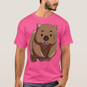 Camiseta Dibujo animal australiano de Cute Wombat