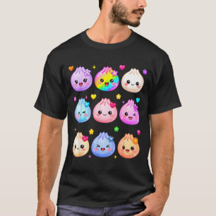 Camiseta Dibujo anime pastel arcoíris kawaii cumpleaños ado