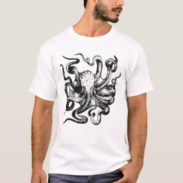 Camiseta Dibujo antiguo del pulpo