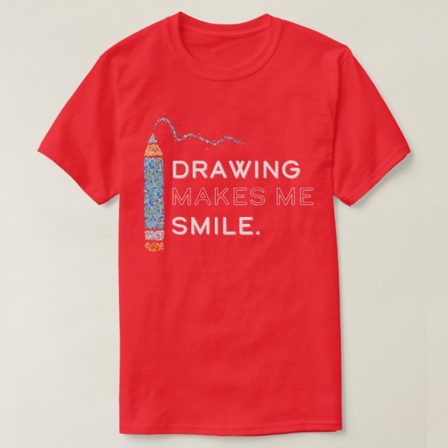 Camiseta Dibujo artístico (Diseño del anverso)