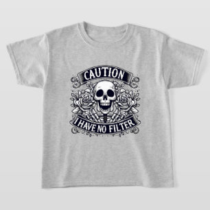 Camiseta Dibujo artístico de palabras con filtro para chico