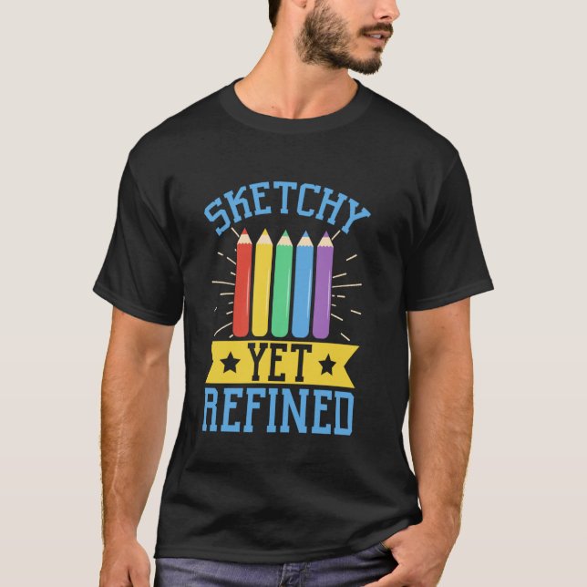 Camiseta Dibujo Basto pero Refinado (Anverso)