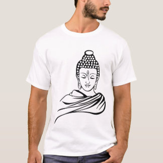 Camiseta Dibujo Budismo Buddharupa Budeidad Boceto
