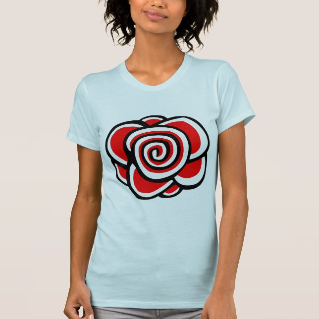 Camiseta Dibujo color de rosa - modificado para requisitos (Anverso)