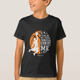Camiseta Dibujo cristiano Puedo hacer todas las cosas a tra