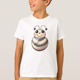 Camiseta Dibujo de abeja sonriente, abeja de dibujos animad