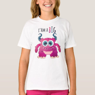Camiseta Dibujo De Animal Monstruo Pequeño Y Lindo