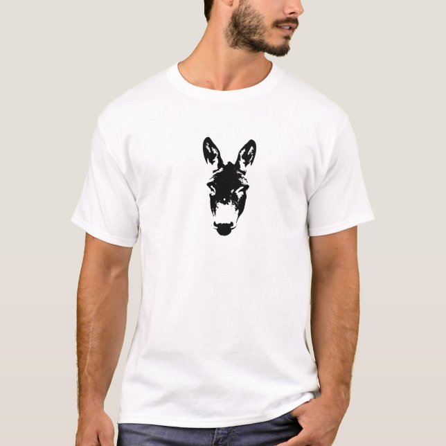 Camiseta Dibujo de arte burro o callejero al estilo del gra (Anverso)