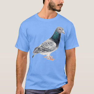Camiseta Dibujo de arte de pájaro de la paloma portadora