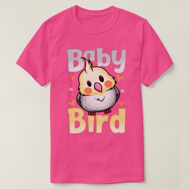 Camiseta Dibujo de Baby Bird Cute Cockatiel Lover Kawaii (Diseño del anverso)