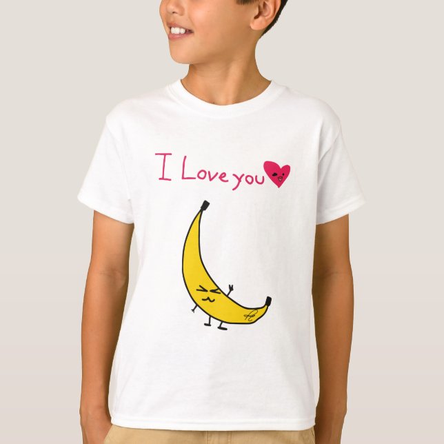 Camiseta Dibujo de bebé bananero (Anverso)