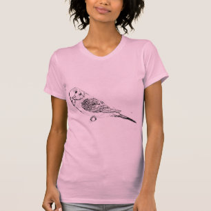 Camiseta Dibujo de Budgie