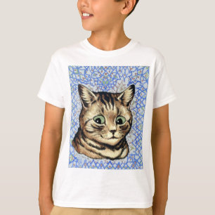 Camiseta Dibujo de cabeza de gato por Louis Wain 