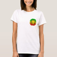 Dibujo de cabeza de león Rasta rojo amarillo verde