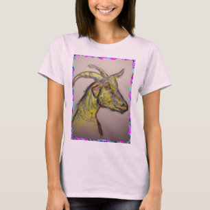 Camiseta dibujo de cabra