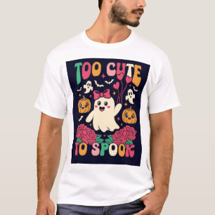 Camiseta Dibujo de Caligrafía de Temporada Feliz de Especia