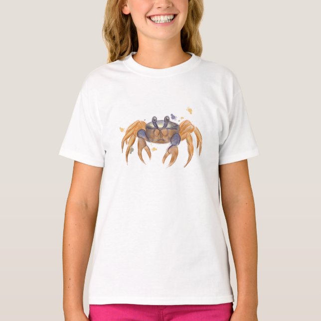 Camiseta Dibujo de cangrejo a granel (Anverso)