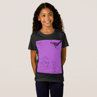 Camiseta Dibujo de Cara de Línea Única Minimalista Estética