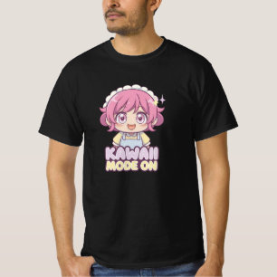 Camiseta Dibujo de caracteres animales de corte y retro