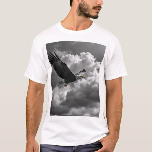 Camiseta Dibujo de carbón de águila majestuoso - Energía y 