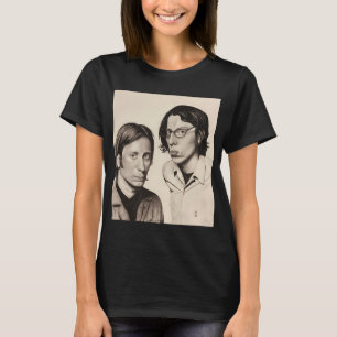 Camiseta Dibujo de carbón realista de llave negra