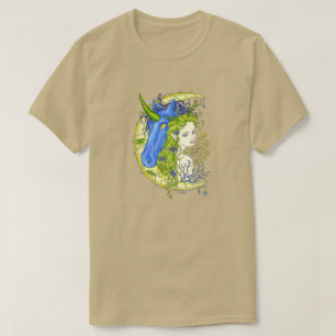 Camiseta Dibujo de chica dulce y unicornio