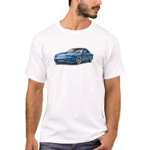dibujo de coche azul 240sx