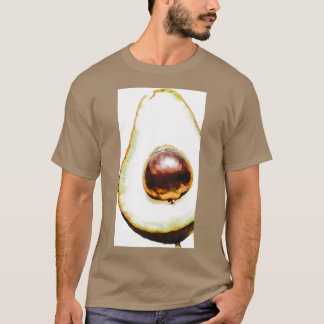 Camiseta Dibujo de color de aguacate